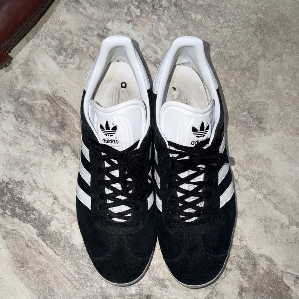Adidas Classic Black and White Trainers